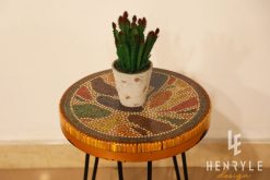 Lotus Pond Colored-Pencil Coffee Table V
