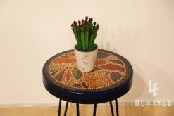 Lotus Pond Colored-Pencil Coffee Table VI